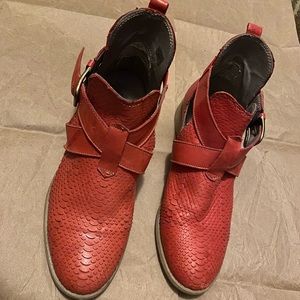 Women’s leather ankle boots - women size 37